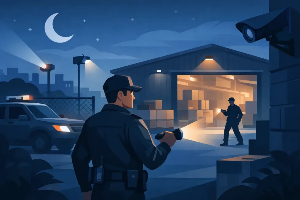 Overnight Warehouse Security Guards for Safer Sites